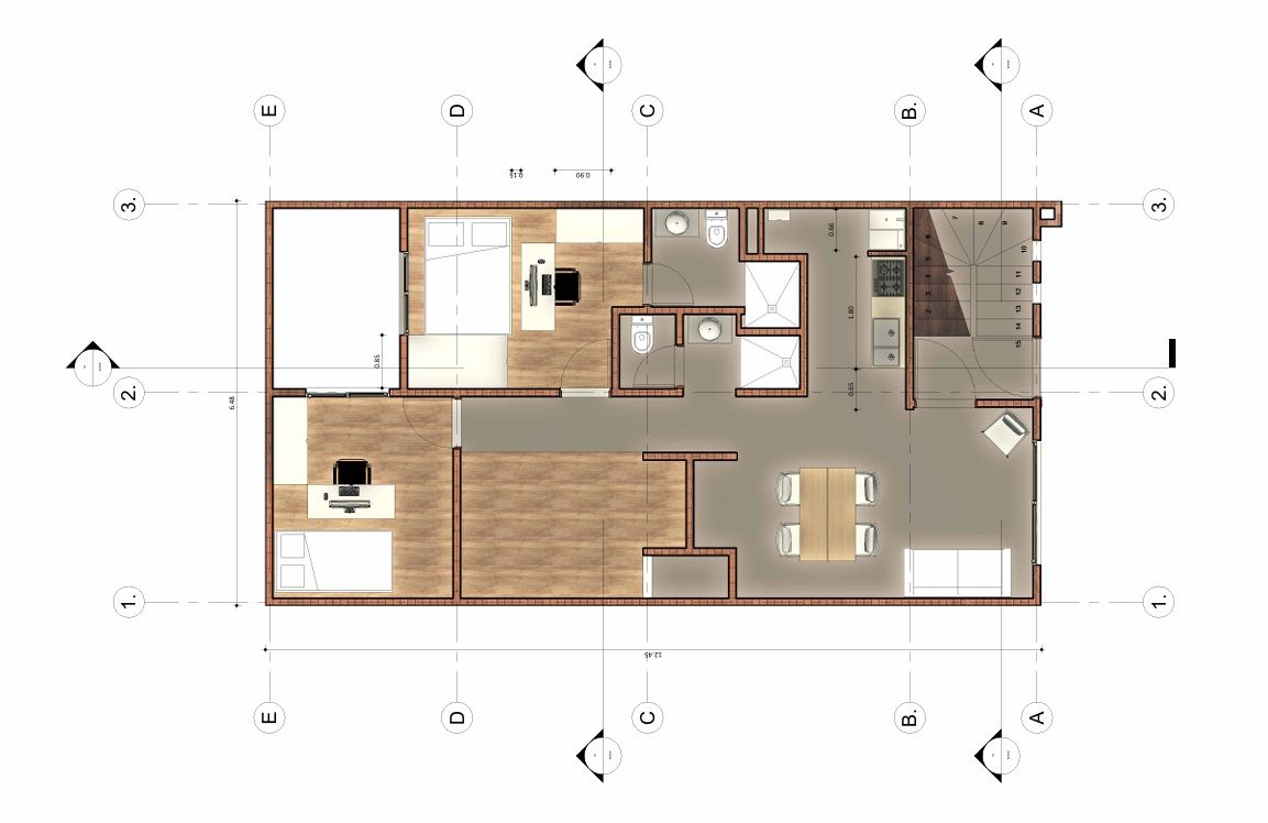 Apartamento 72 m²